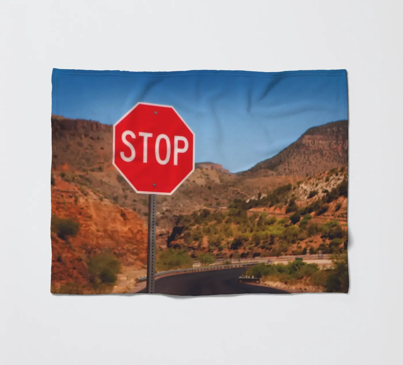 Stop fleece blanket by Dave Hare Photography
