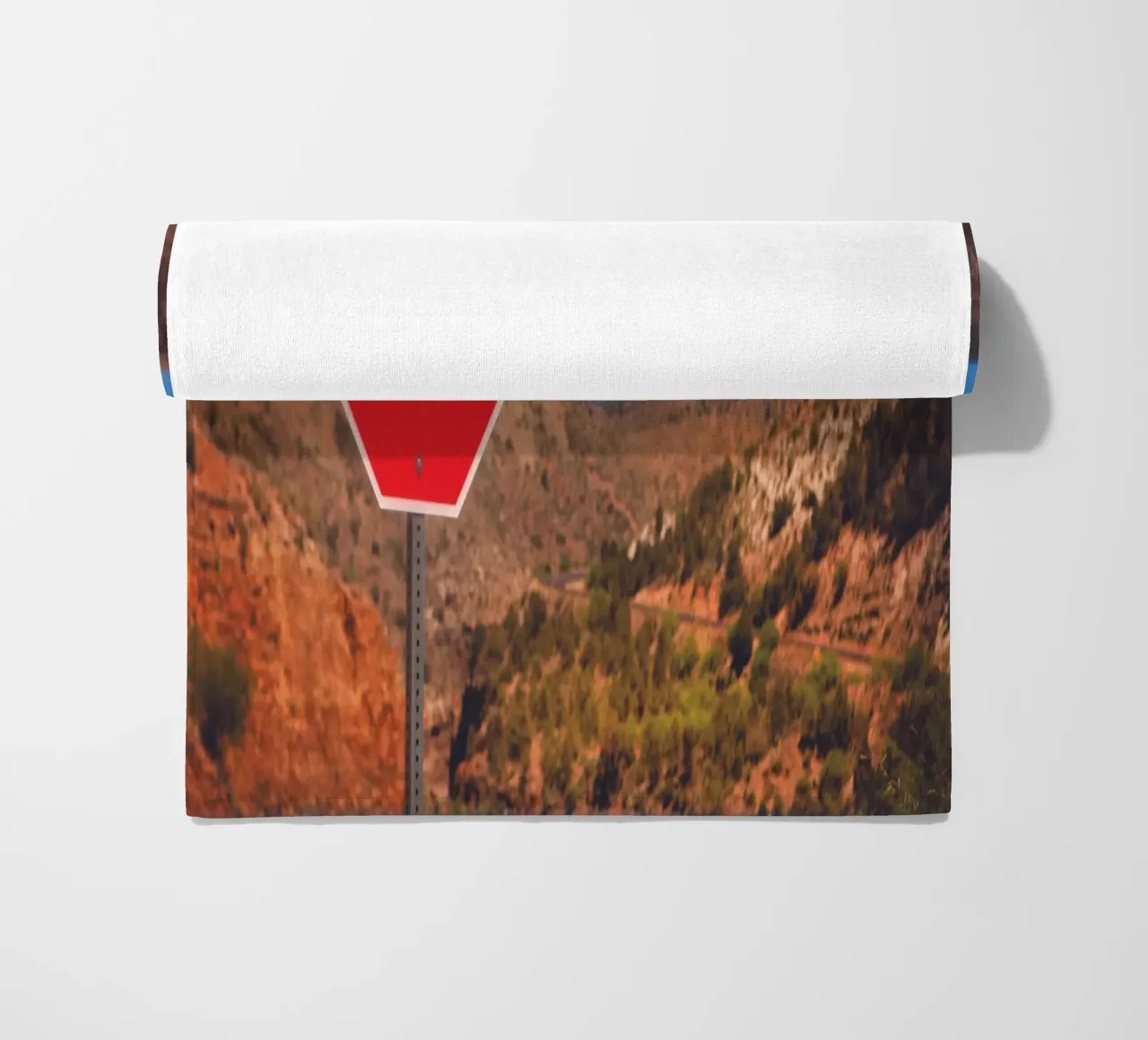Stop beach towel by Dave Hare Photography