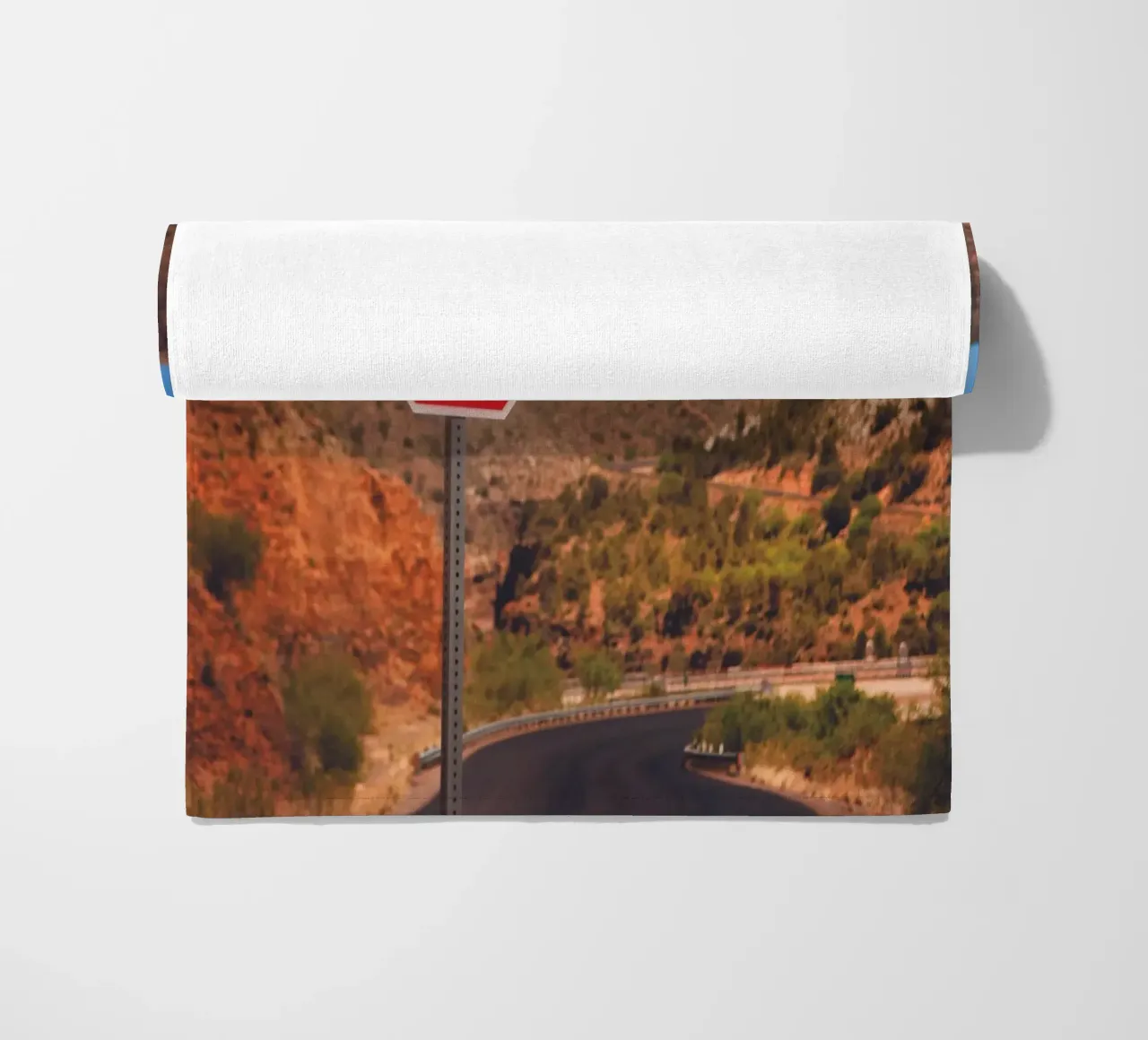 Stop beach towel by Dave Hare Photography