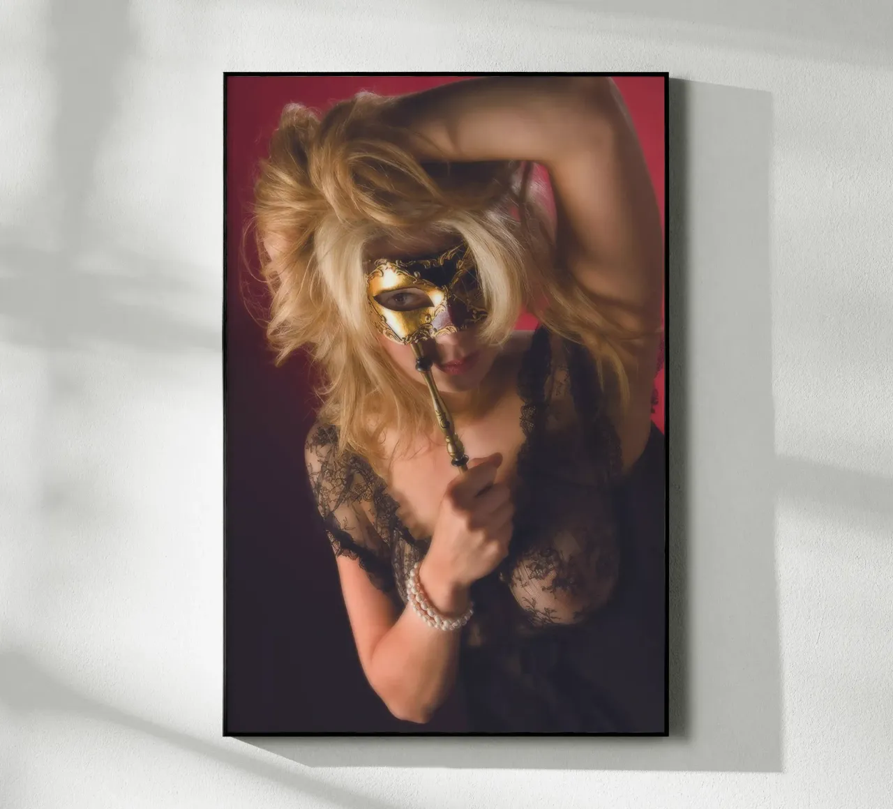 Modello mascherato plexiglass da Dave Hare Photography