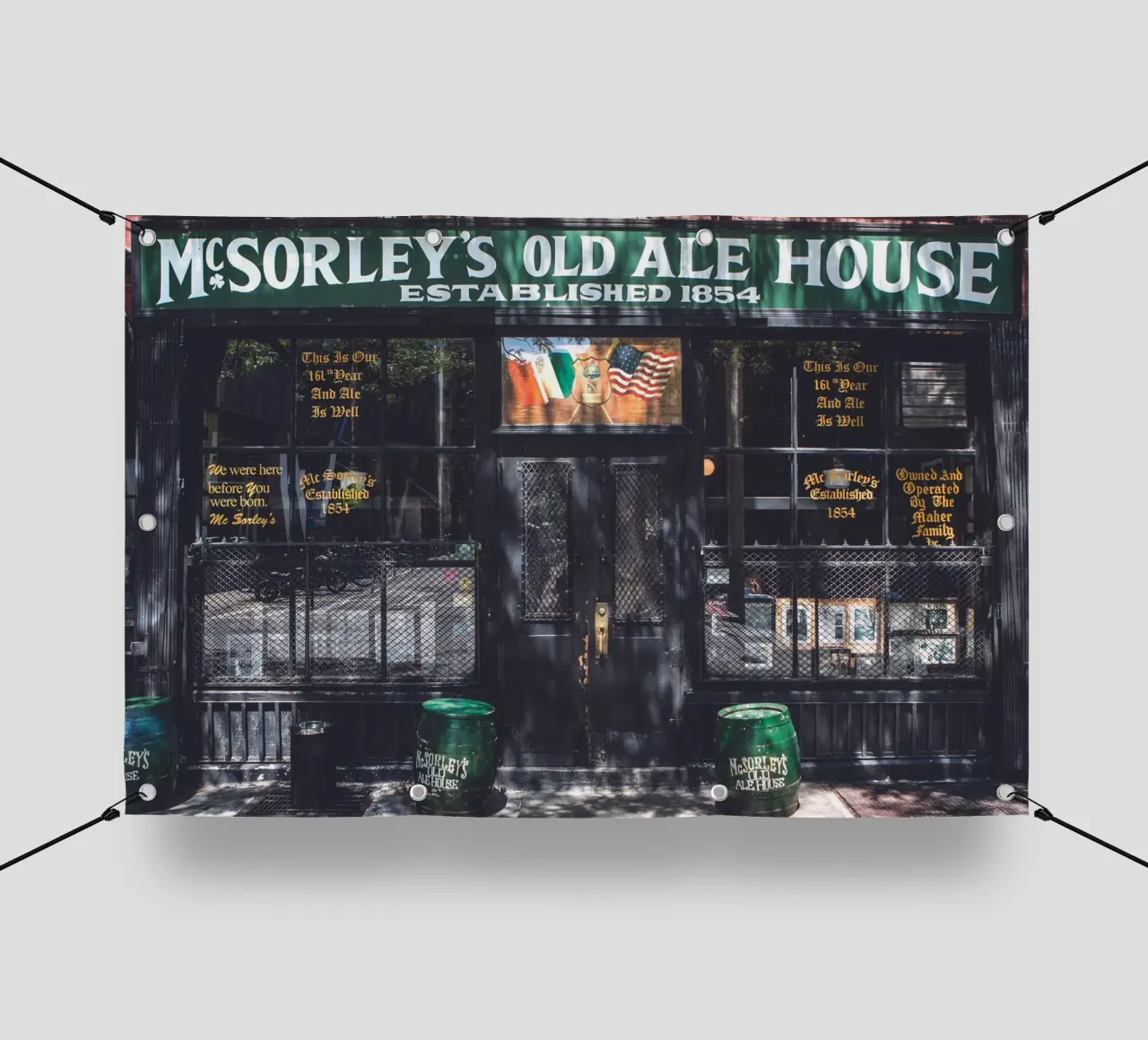 McSorleys telo in pvc da Dave Hare Photography