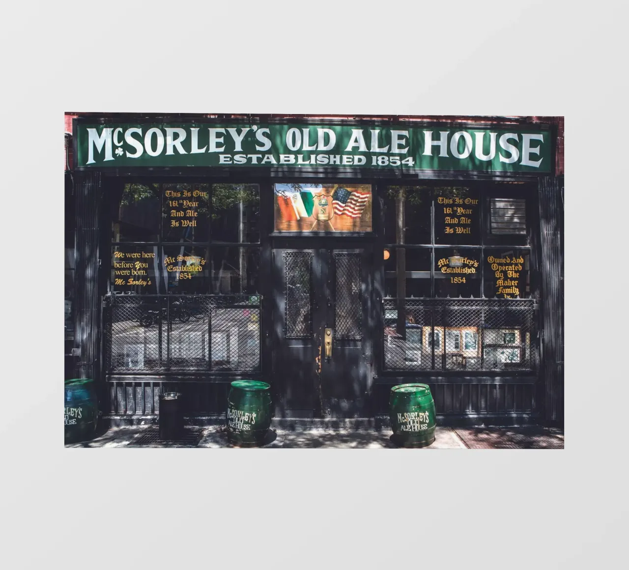 McSorleys telo in pvc da Dave Hare Photography