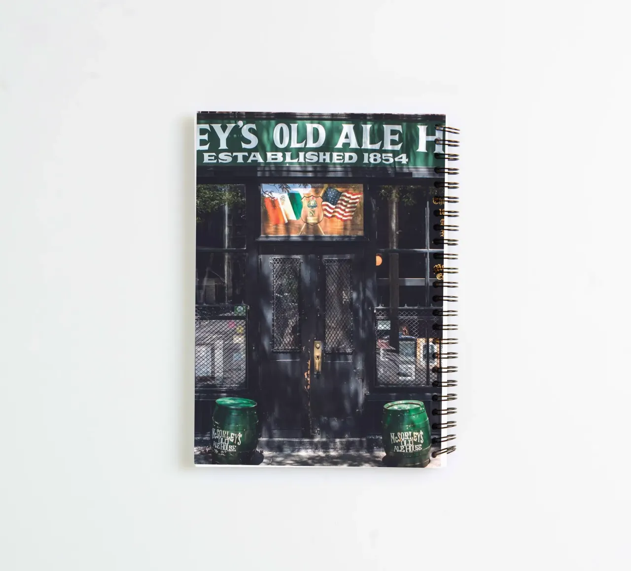 McSorleys spiral notebook by Dave Hare Photography
