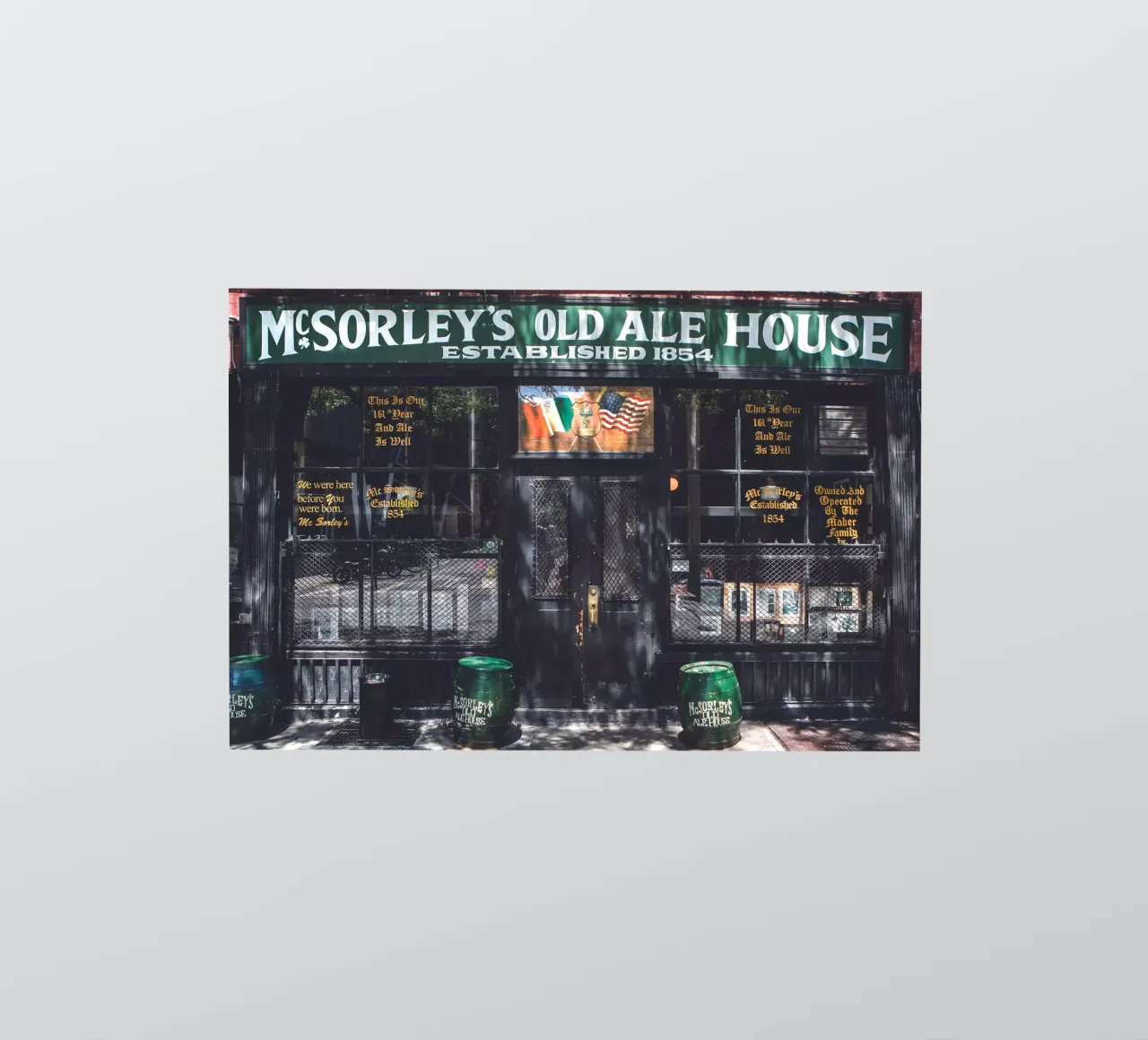 McSorleys adesivo da Dave Hare Photography