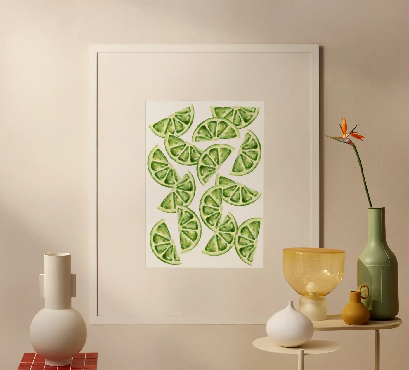 Limes poster by Funkydays