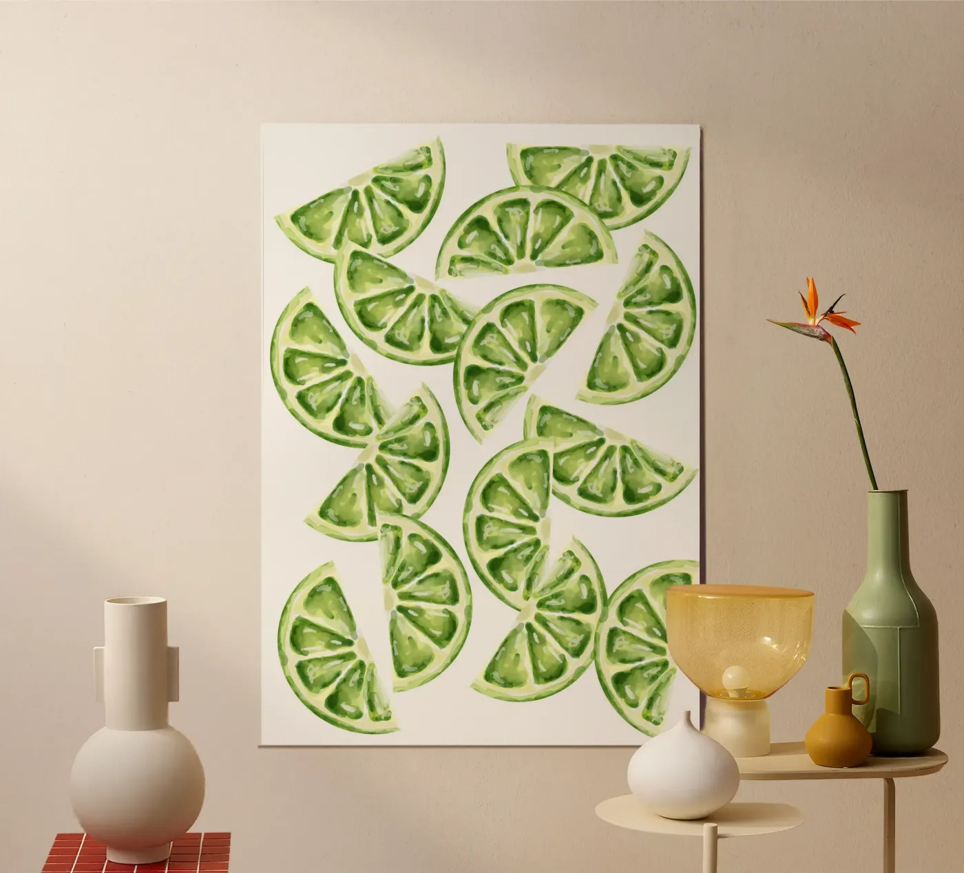 Limes poster by Funkydays