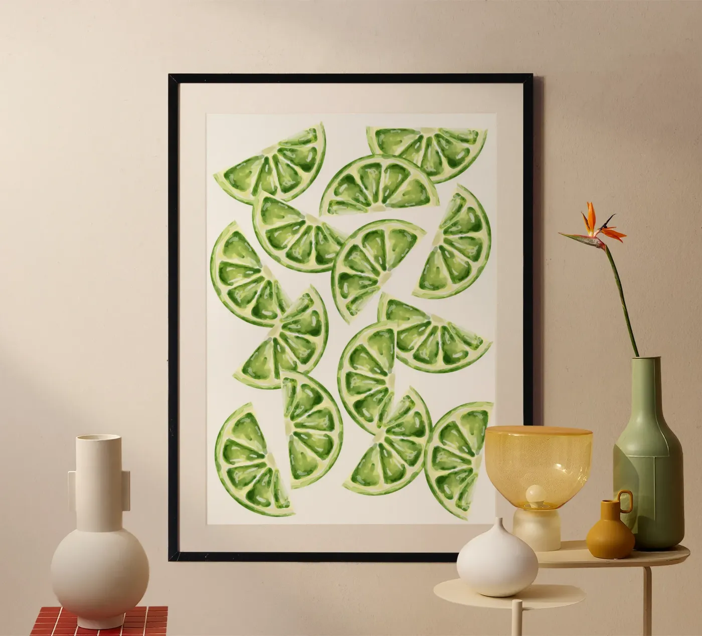 Limes poster by Funkydays