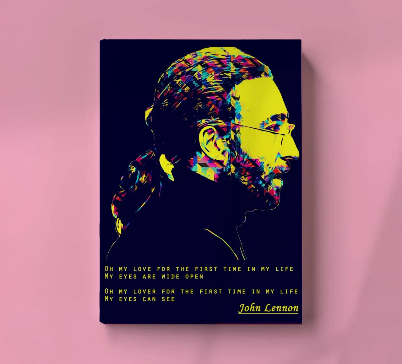 Art of Lennon notebook by neonartroom