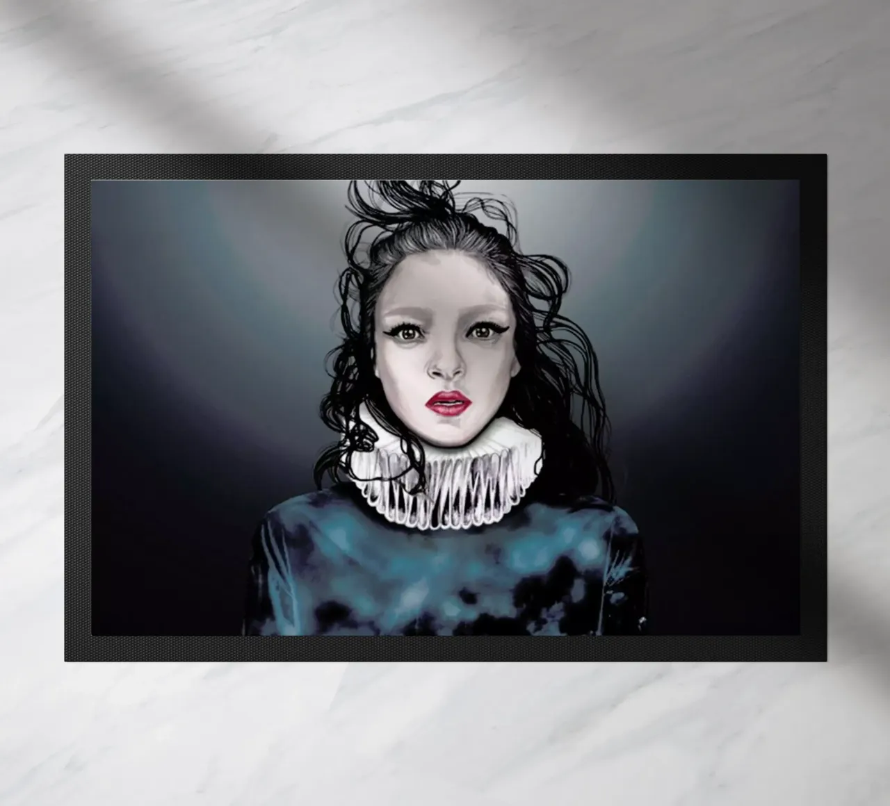 Crystals doormat by Agnes KR Patience