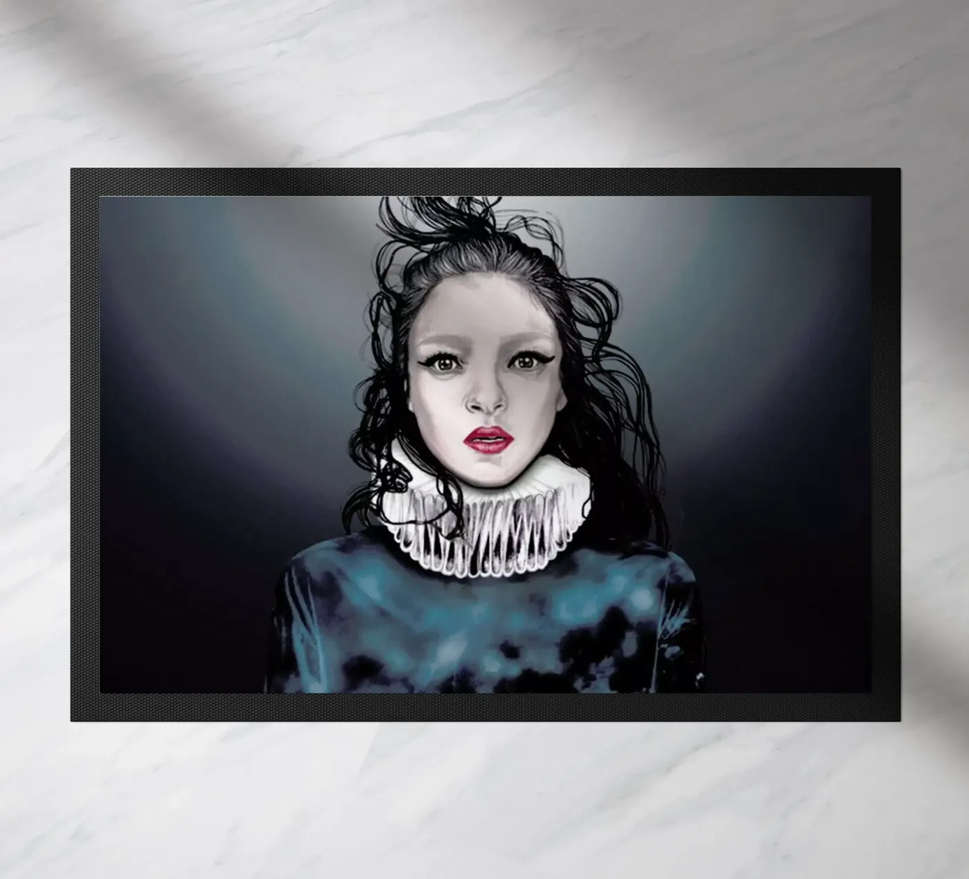 Crystals doormat by Agnes KR Patience