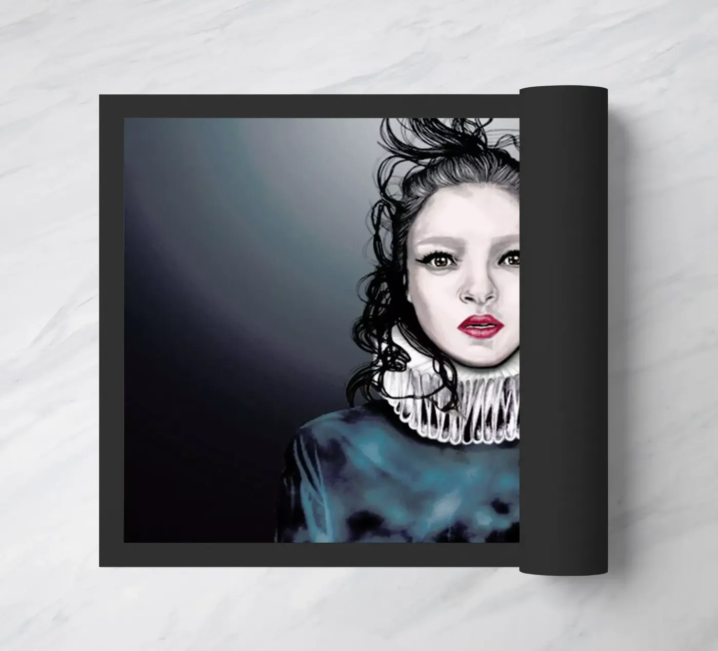 Crystals doormat by Agnes KR Patience