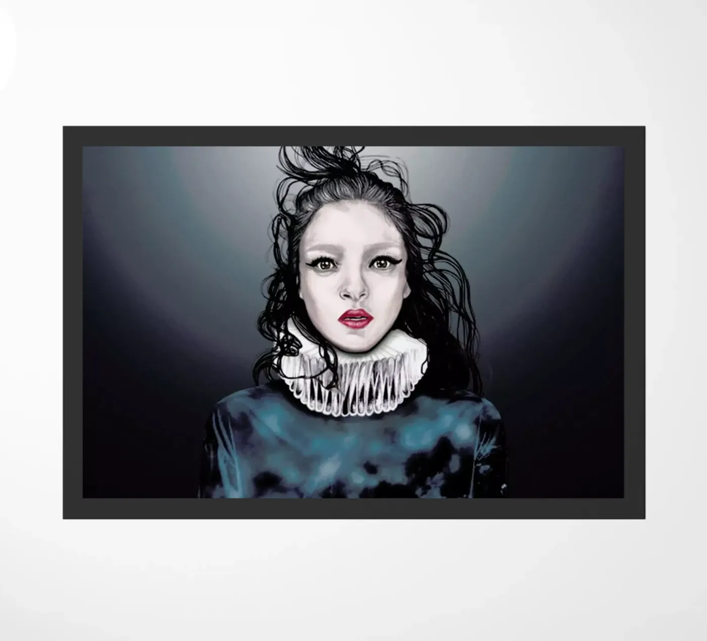 Crystals doormat by Agnes KR Patience