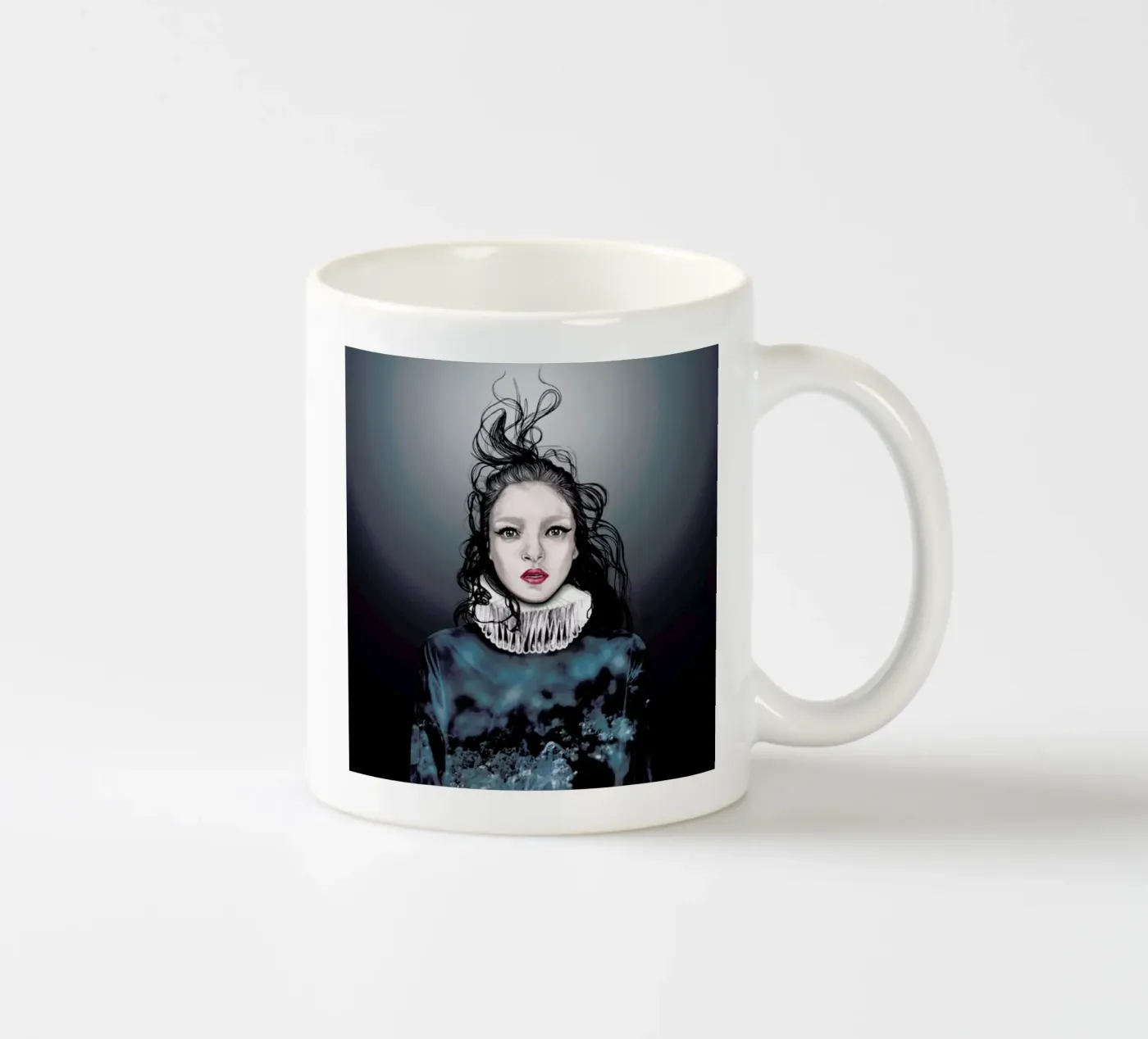 Crystals ceramic mug by Agnes KR Patience