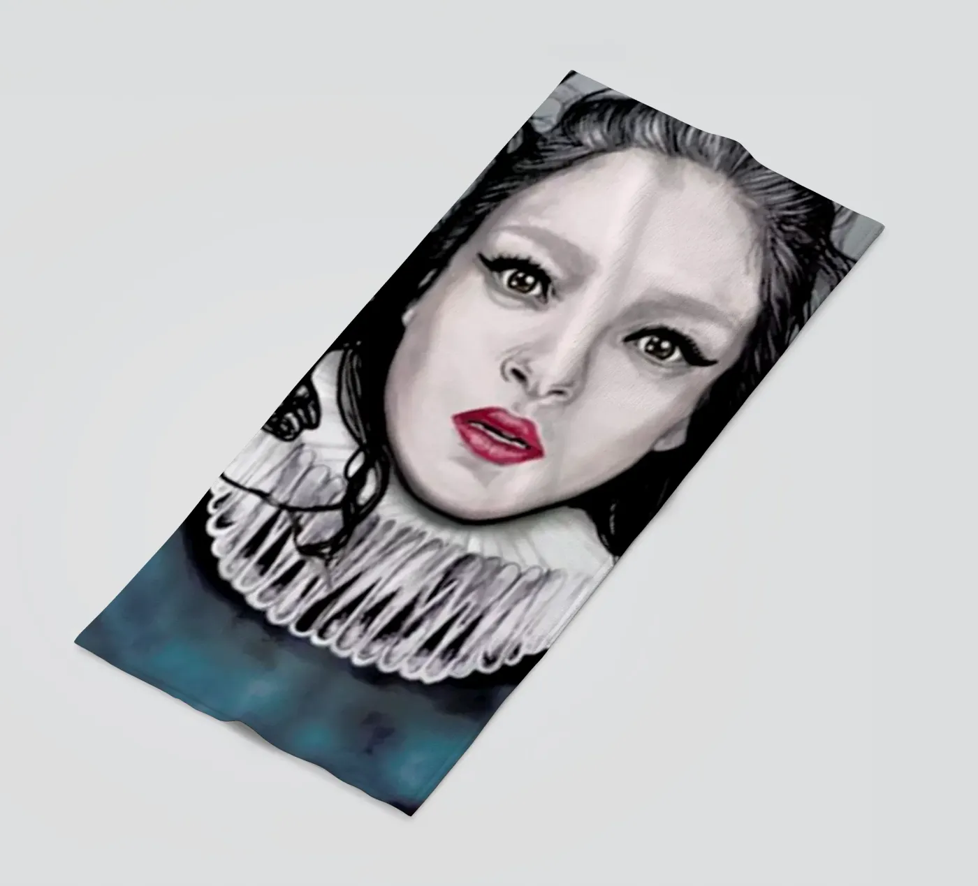 Crystals strandhanddoek van Agnes KR Patience