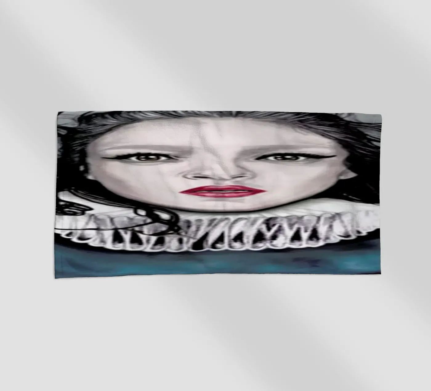 Crystals strandhanddoek van Agnes KR Patience