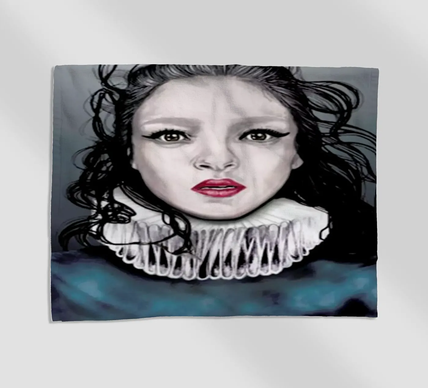 Crystals strandhanddoek van Agnes KR Patience