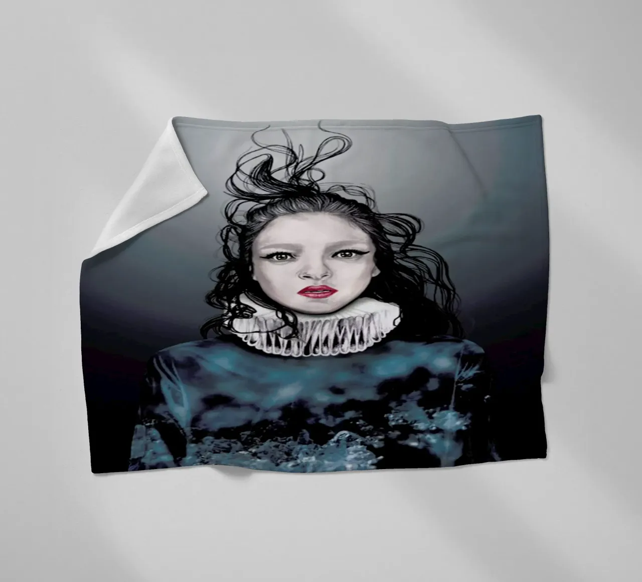 Crystals fleece blanket by Agnes KR Patience