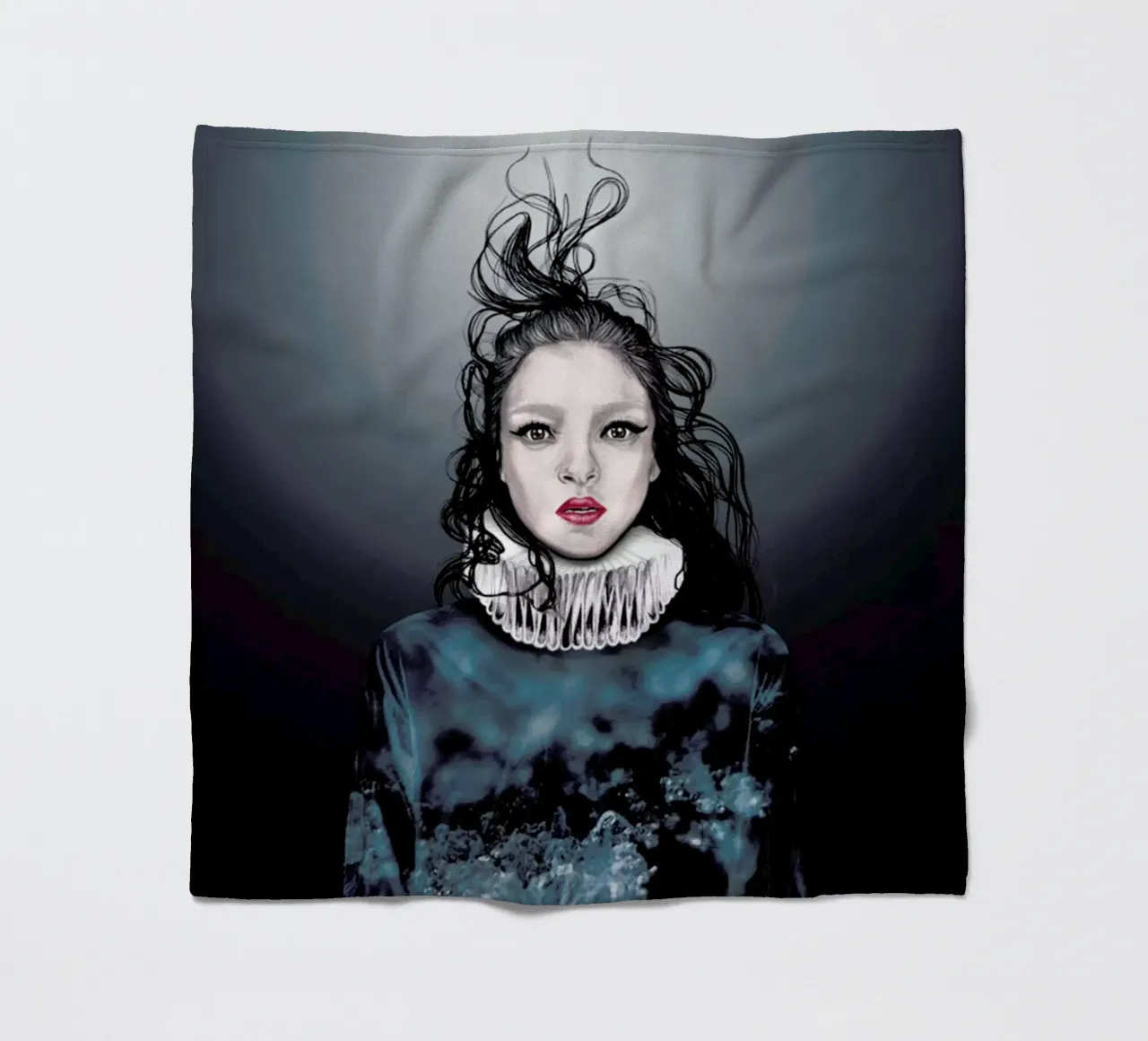 Crystals fleece blanket by Agnes KR Patience