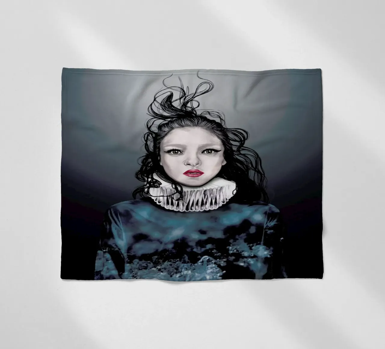 Crystals fleece blanket by Agnes KR Patience