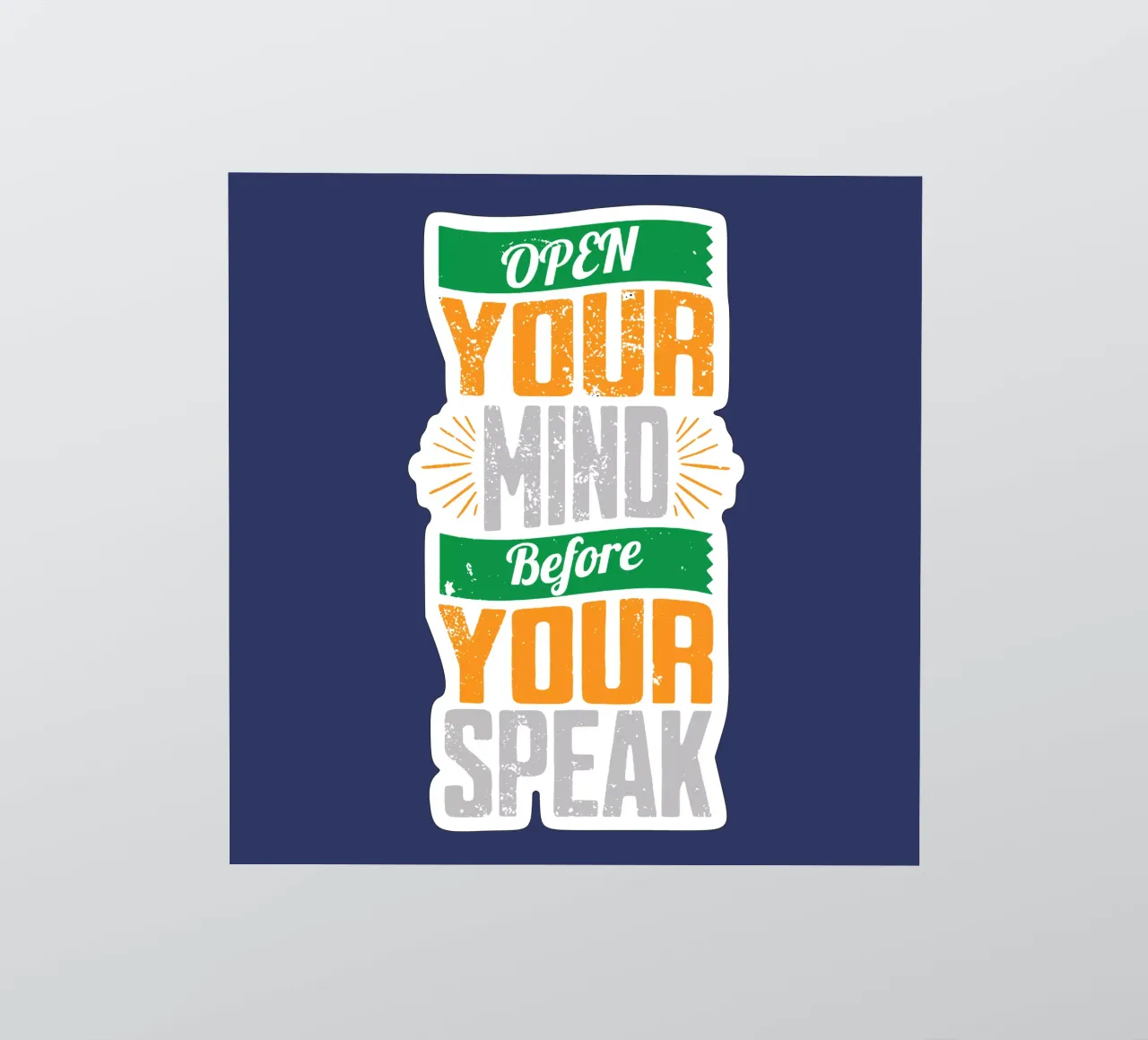 Open Your Mind Before You Speak sticker by Gunawan Rb