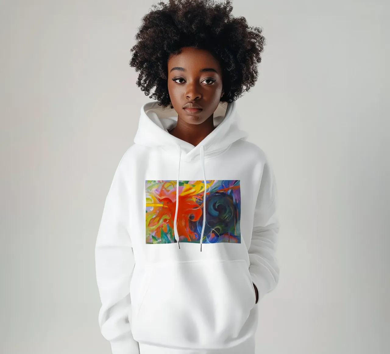 Franz Marc - Fighting Shapes hoodie by ARTOTHEK