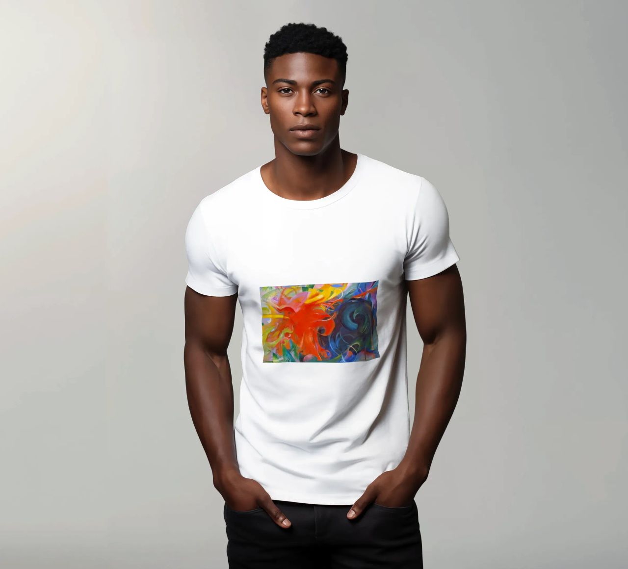 Franz Marc - Forme di lotta t-shirt da ARTOTHEK