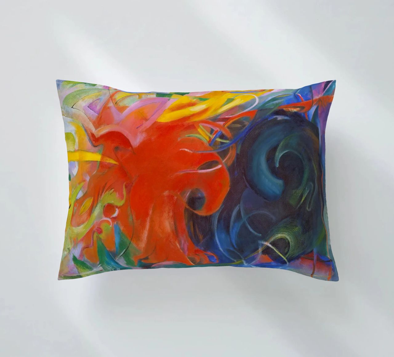 Franz Marc - Forme di lotta cuscino da ARTOTHEK