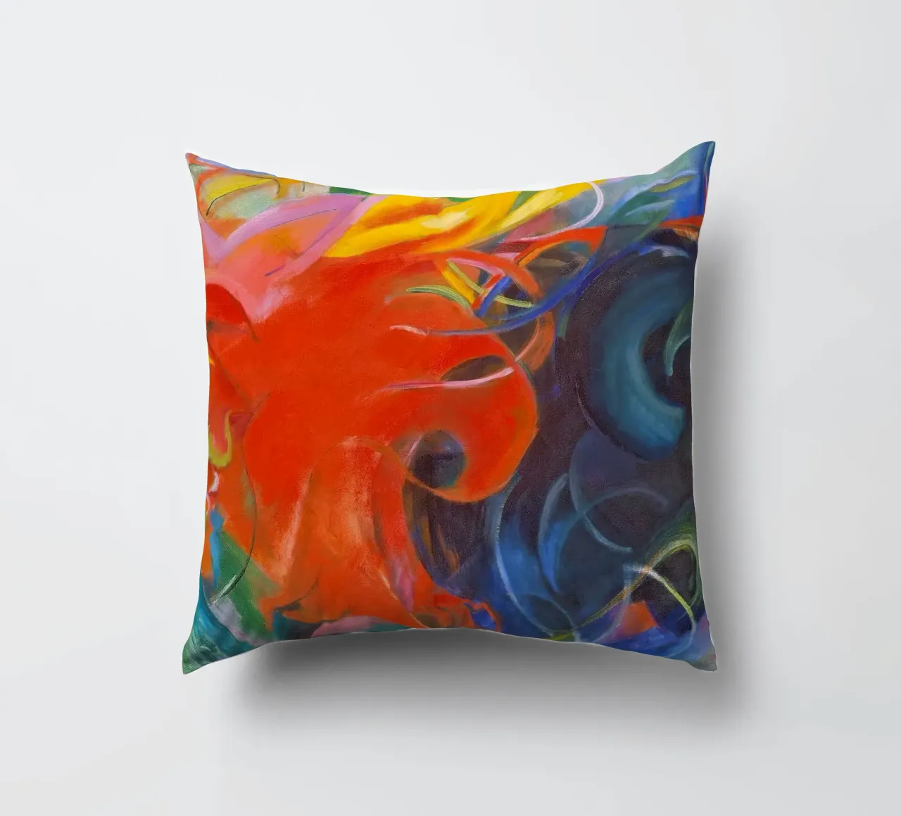 Franz Marc - Formas de lucha cojín de ARTOTHEK
