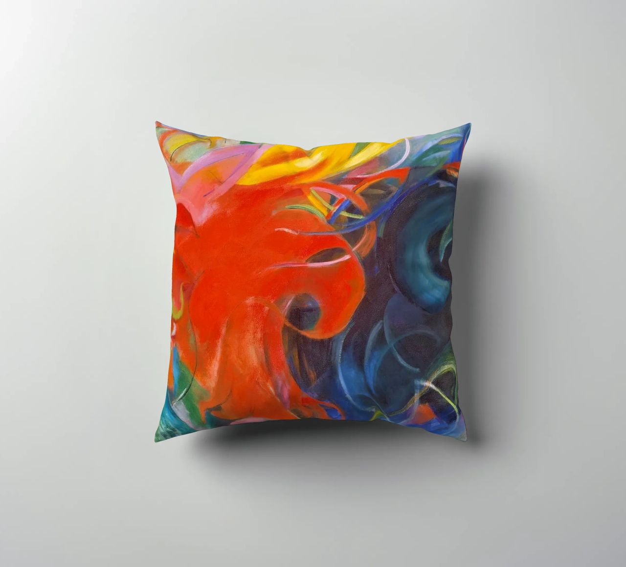 Franz Marc - Forme di lotta cuscino da ARTOTHEK