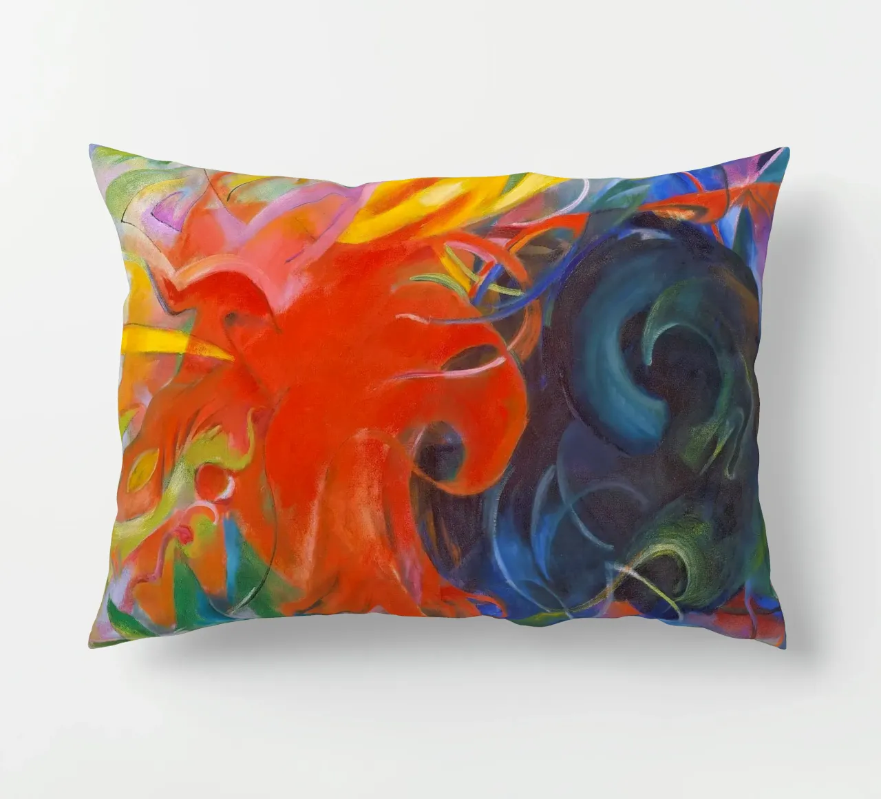 Franz Marc - Formas de lucha cojín de ARTOTHEK