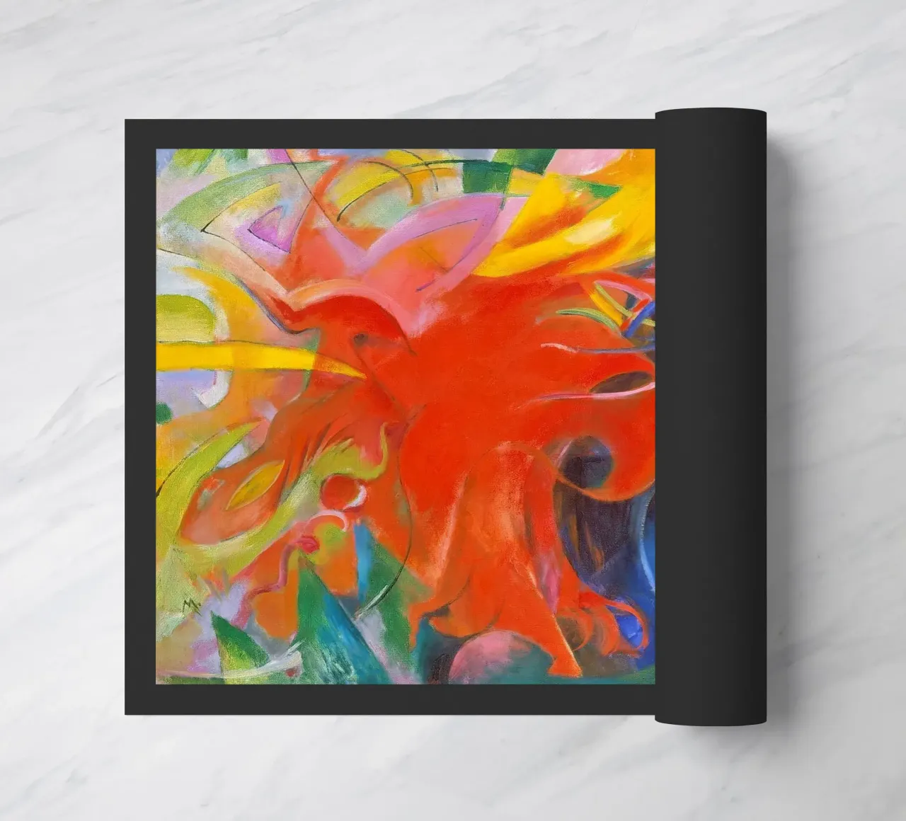 Franz Marc - Forme di lotta zerbino da ARTOTHEK