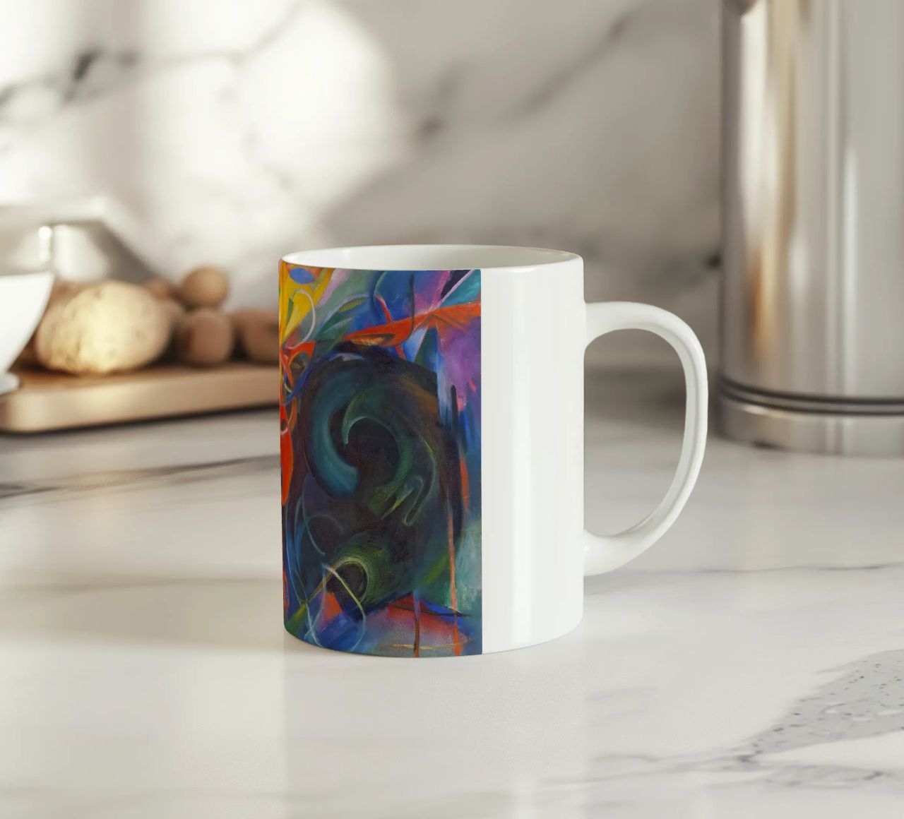 Franz Marc - Forme di lotta tazza in ceramica da ARTOTHEK