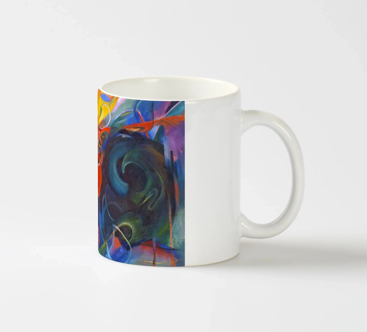 Franz Marc - Forme di lotta tazza in ceramica da ARTOTHEK