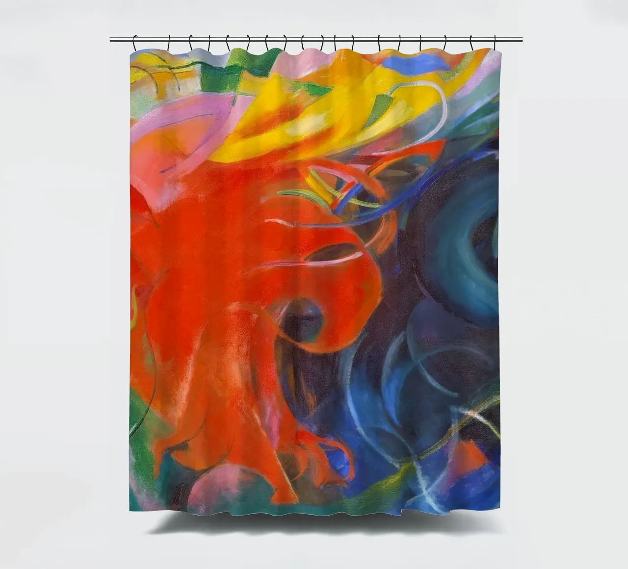 Franz Marc - Forme di lotta tenda da doccia da ARTOTHEK