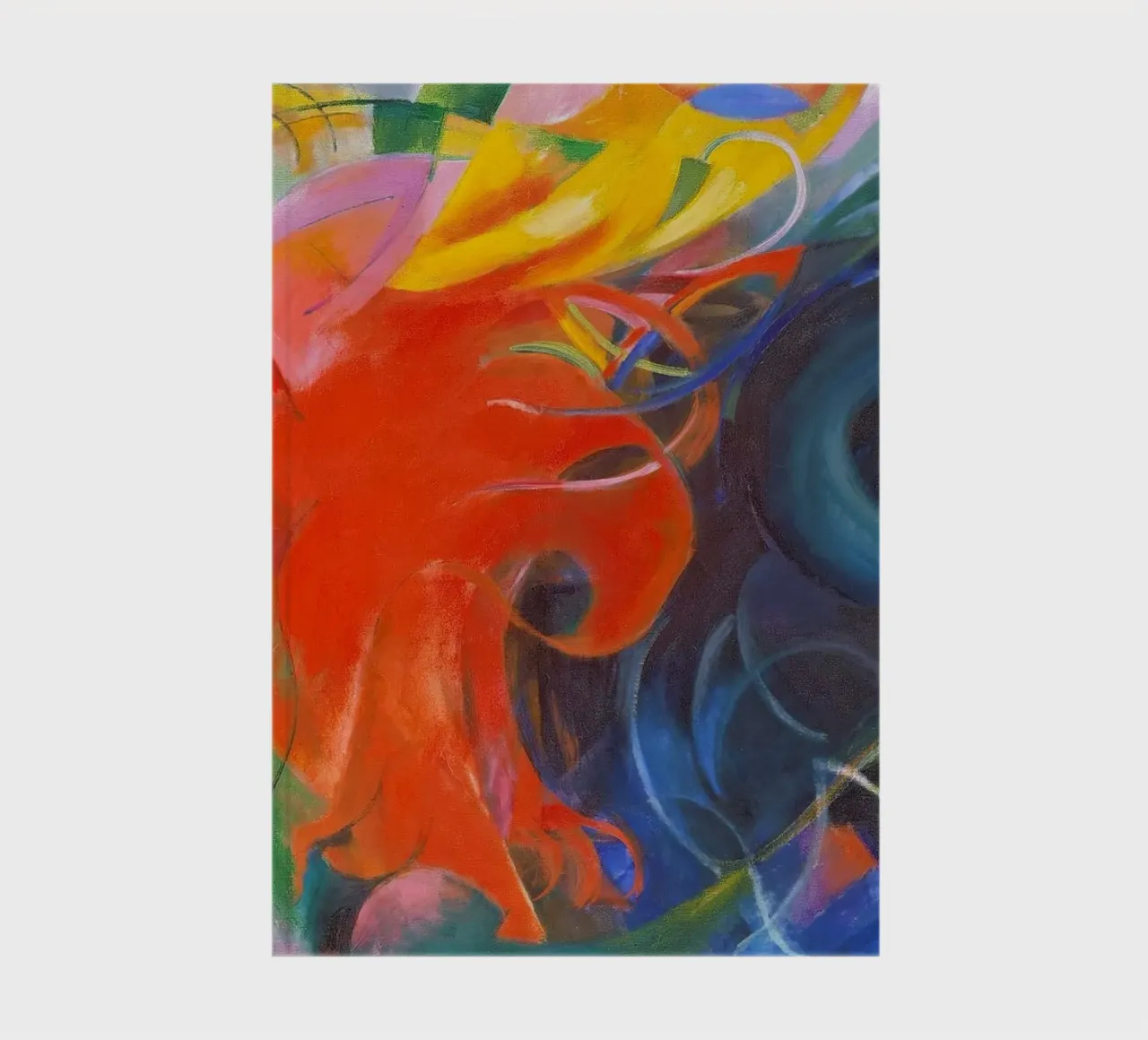 Franz Marc - Kämpfende Gestalten Notizbuch von ARTOTHEK
