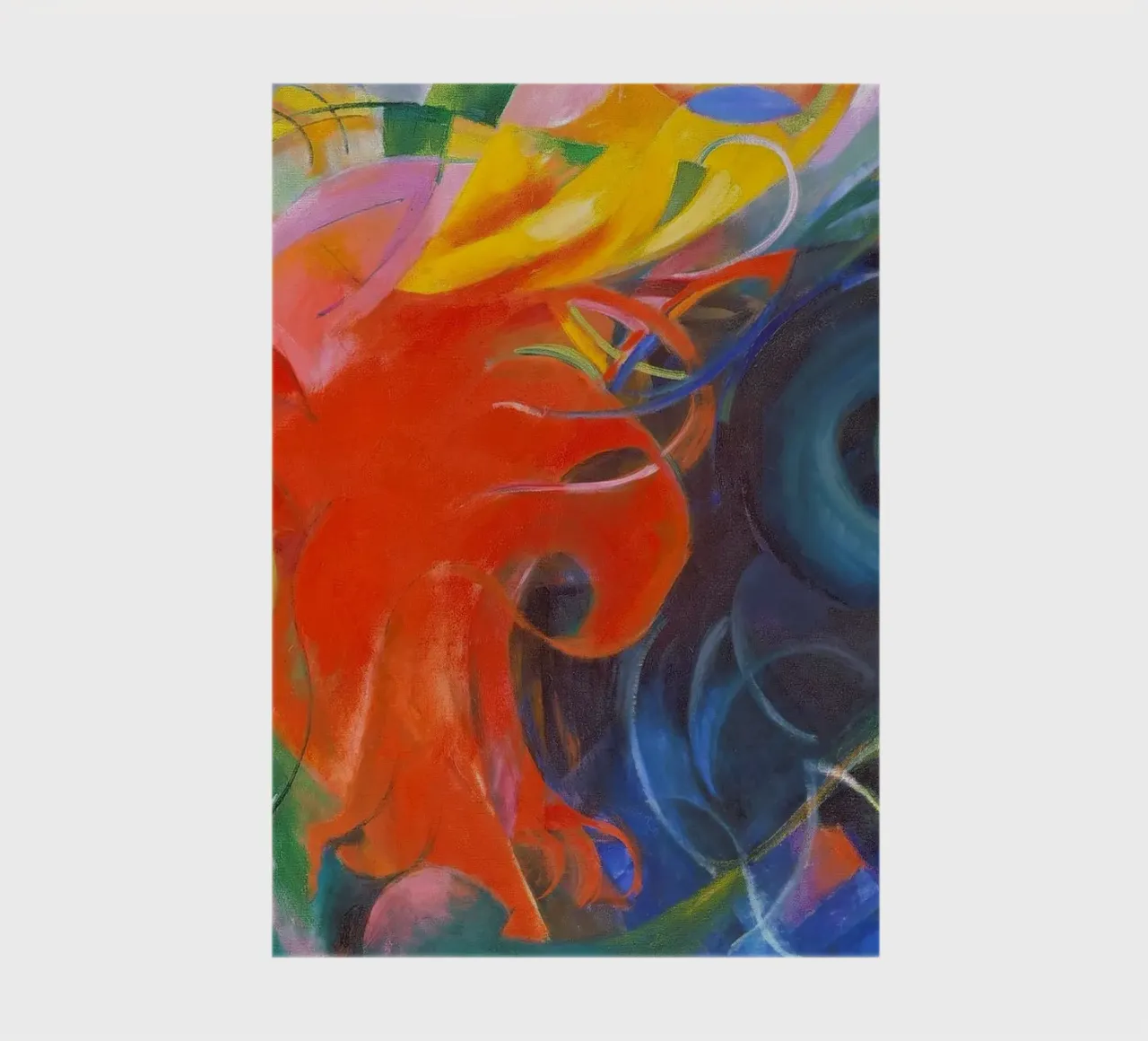 Franz Marc - Kämpfende Gestalten Notizbuch von ARTOTHEK