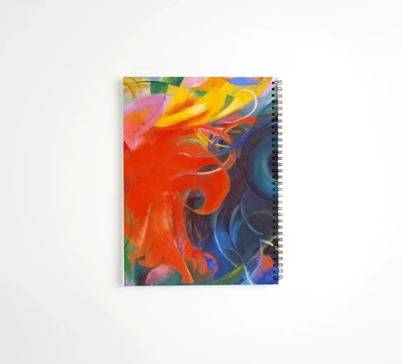 Franz Marc - Fighting Shapes spiral notebook by ARTOTHEK