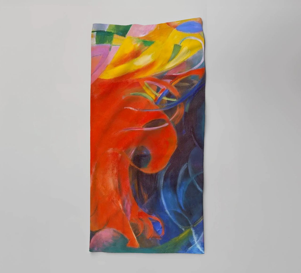 Franz Marc - Forme di lotta asciugamano da bagno da ARTOTHEK