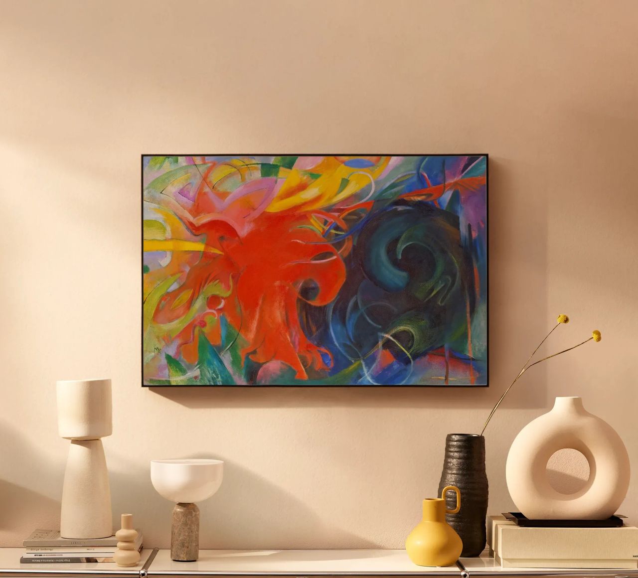 Franz Marc - Forme di lotta alluminio dibond da ARTOTHEK