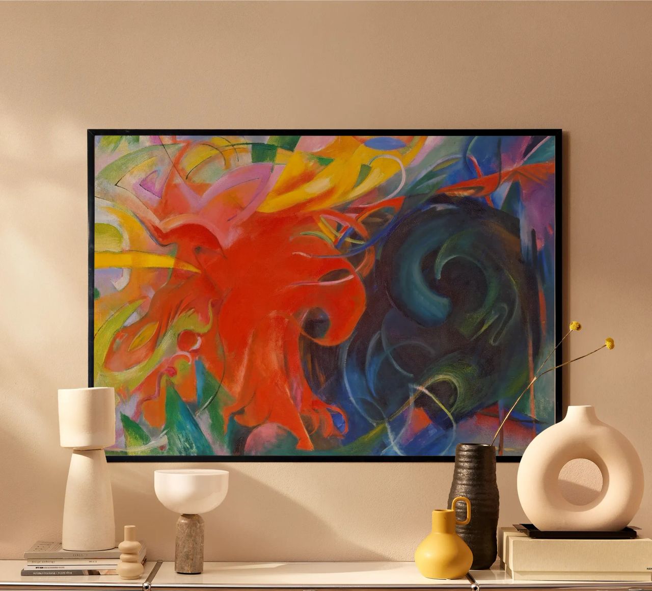 Franz Marc - Forme di lotta poster da ARTOTHEK