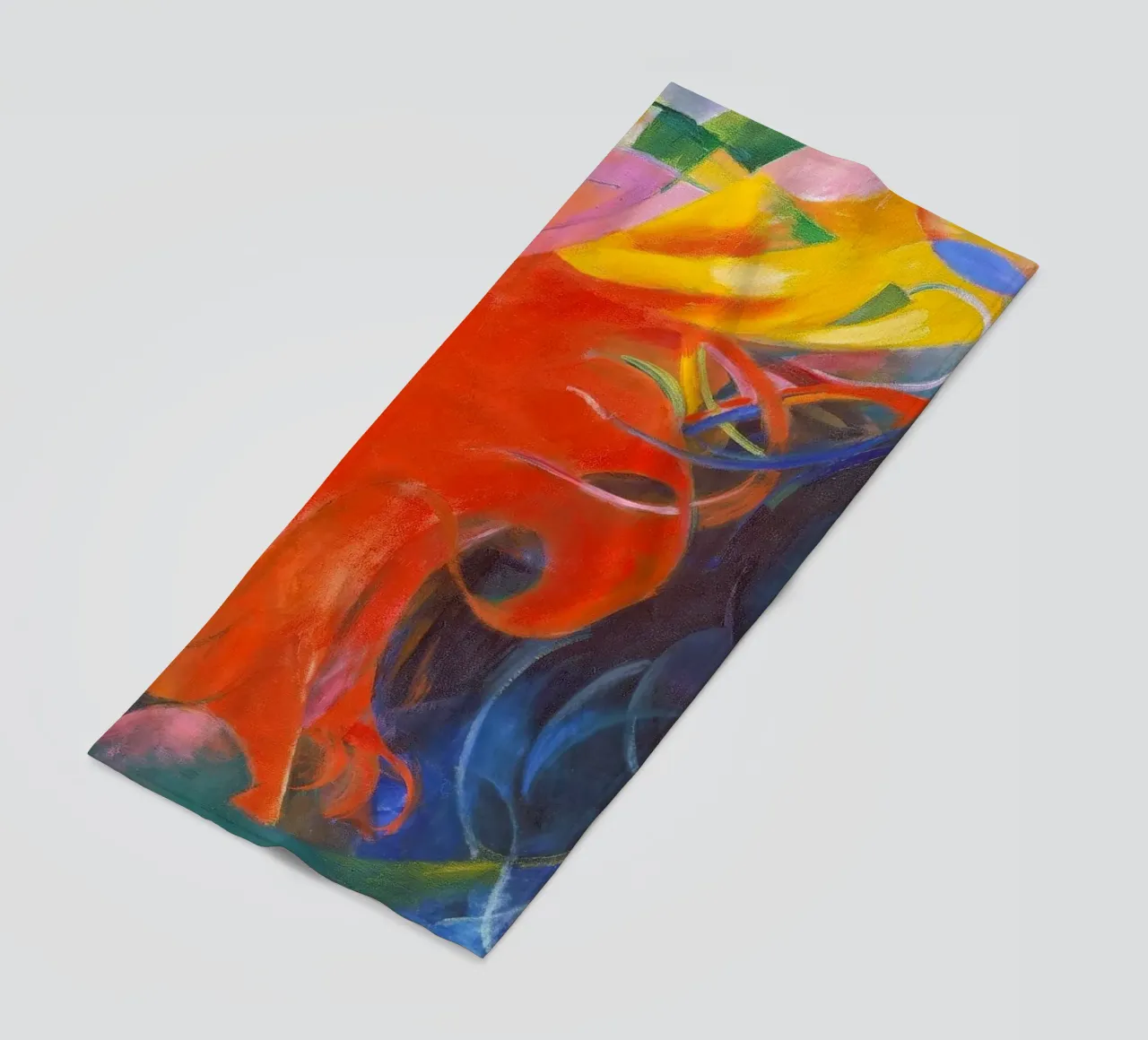 Franz Marc - Formas de lucha toalla de playa de ARTOTHEK