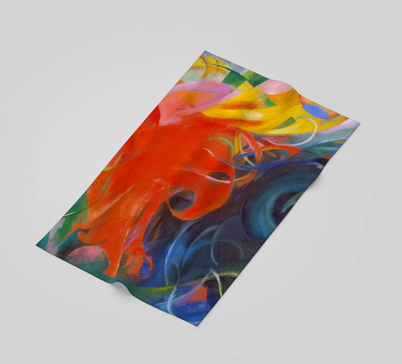 Franz Marc - Forme di lotta telo mare da ARTOTHEK