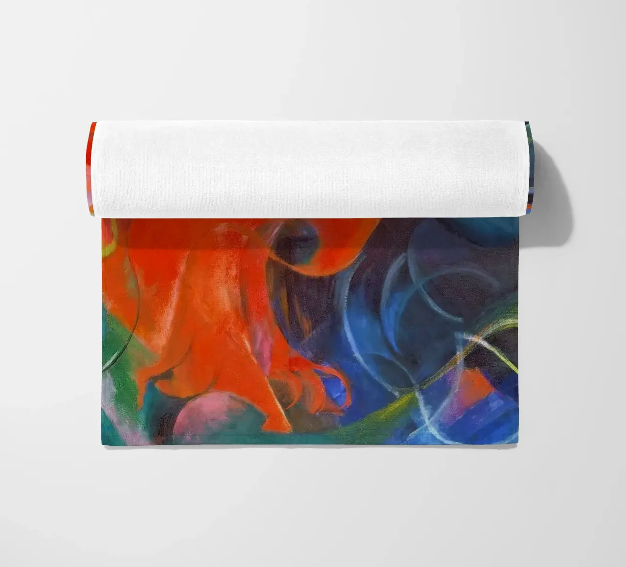 Franz Marc - Forme di lotta telo mare da ARTOTHEK