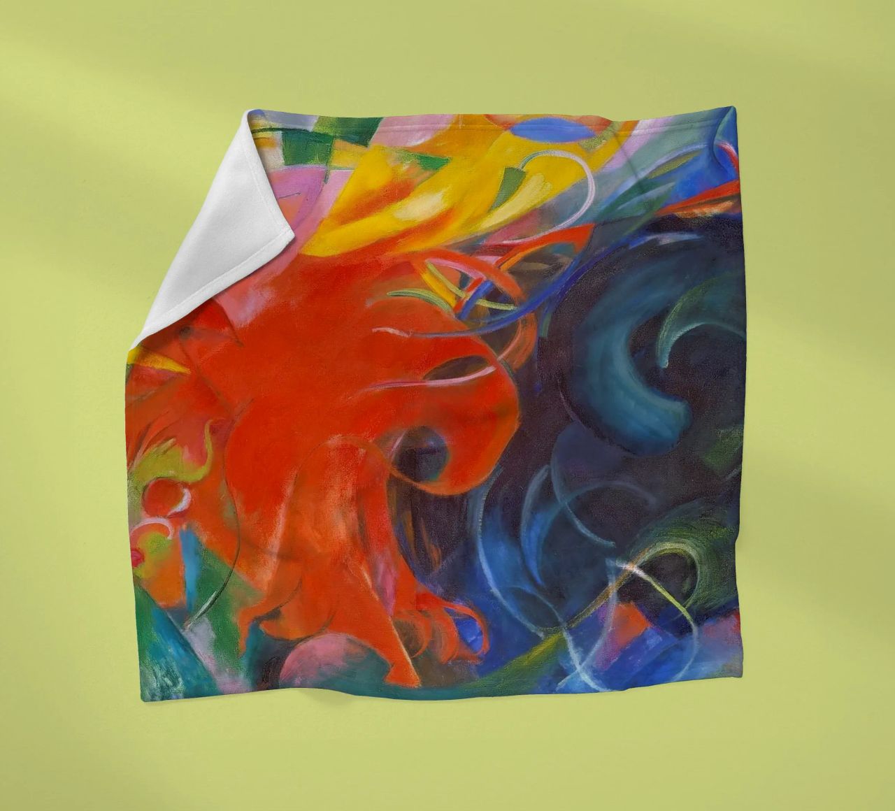 Franz Marc - Forme di lotta coperta in pile da ARTOTHEK