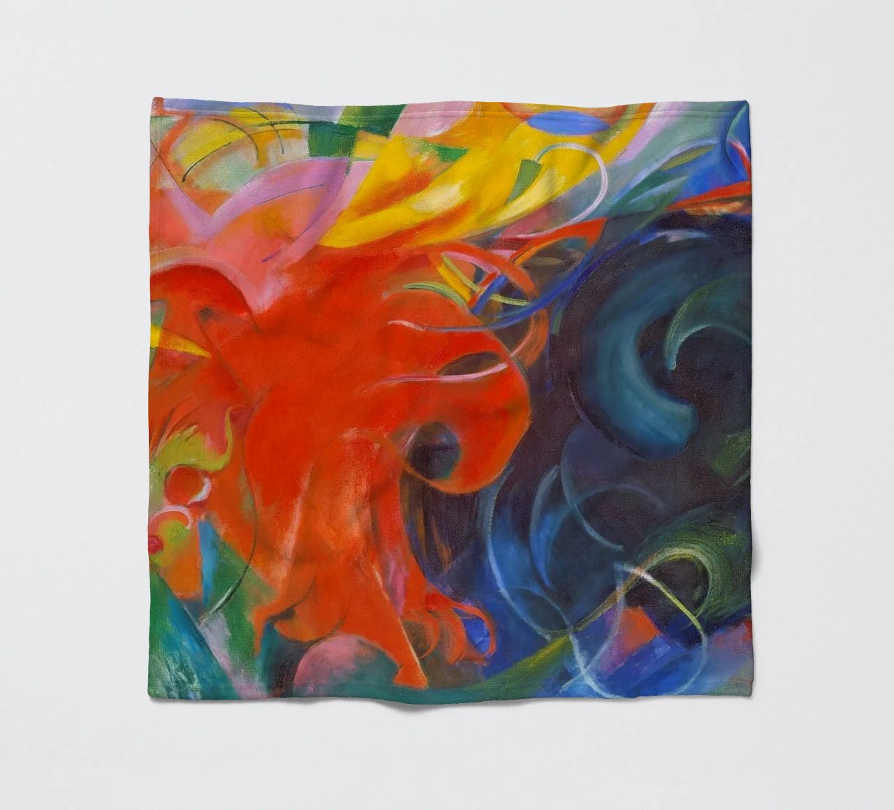 Franz Marc - Forme di lotta coperta in pile da ARTOTHEK