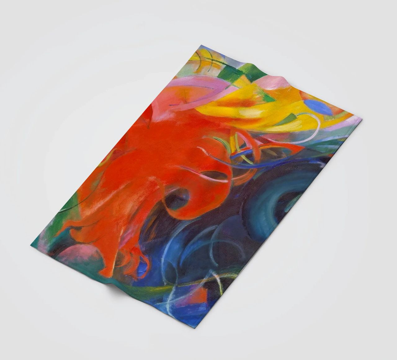 Franz Marc - Forme di lotta coperta in pile da ARTOTHEK