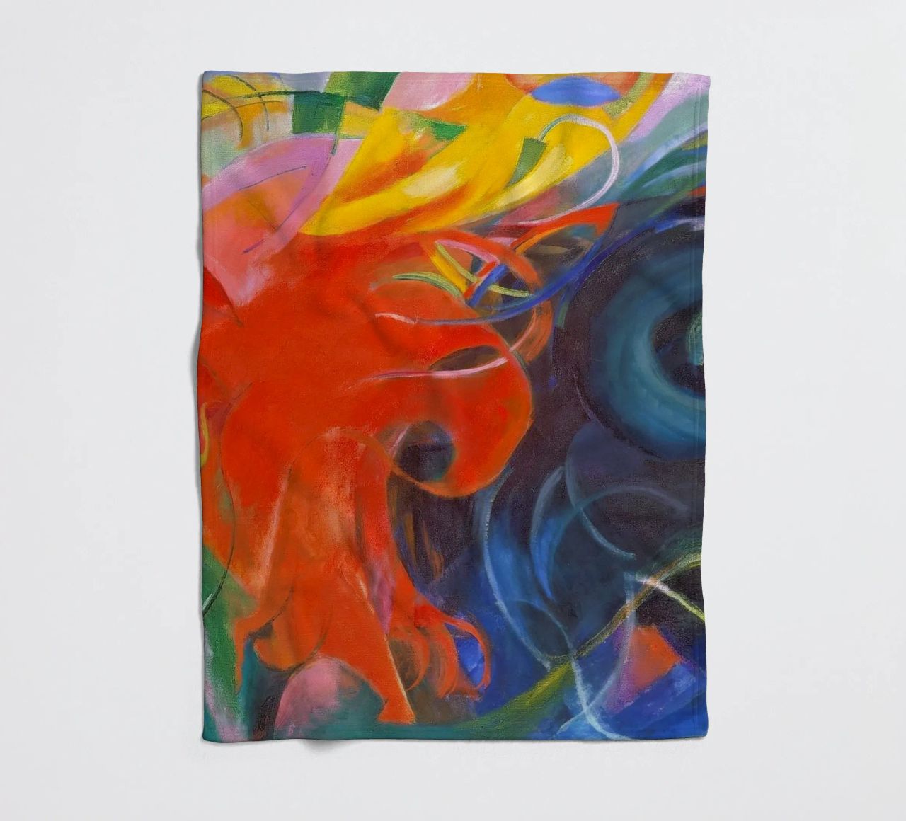 Franz Marc - Forme di lotta coperta in pile da ARTOTHEK