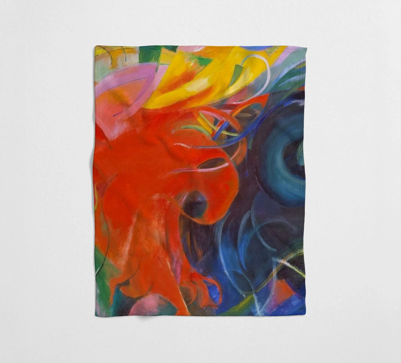 Franz Marc - Forme di lotta coperta in pile da ARTOTHEK