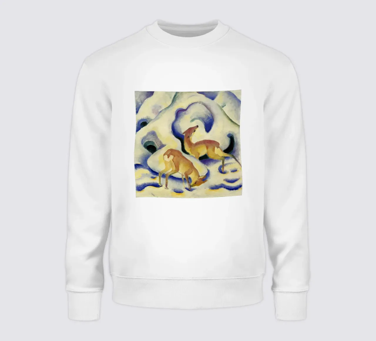 Franz Marc - Cervo nella neve felpa da ARTOTHEK