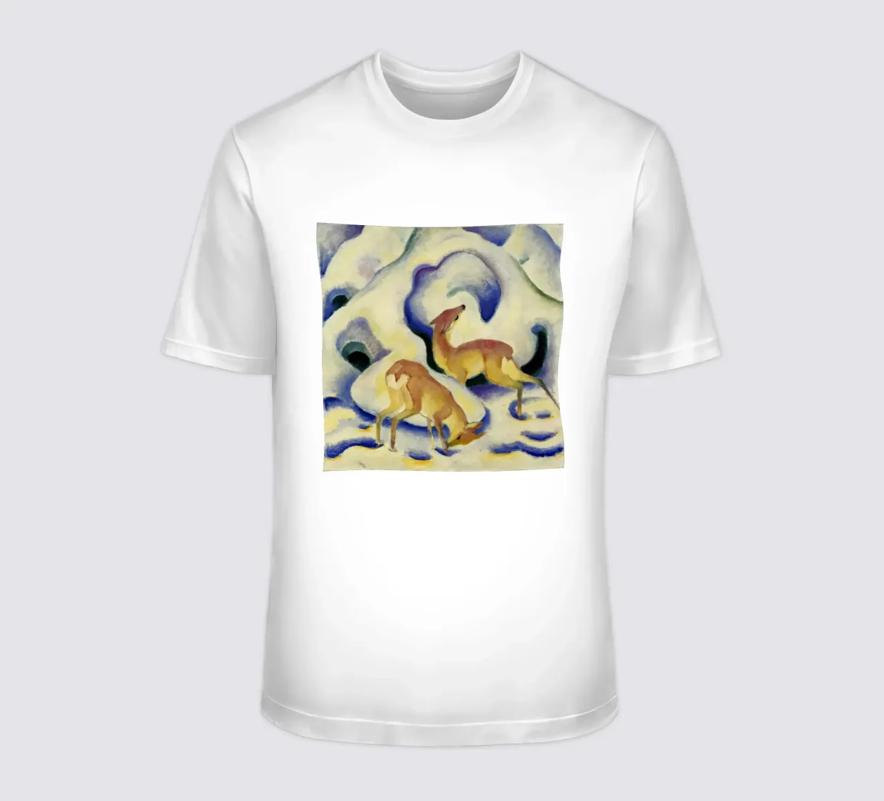 Franz Marc - Cervo nella neve t-shirt da ARTOTHEK